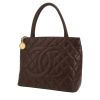 Chanel  Medaillon handbag  in brown quilted grained leather - 00pp thumbnail