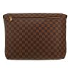 Borsa a tracolla Louis Vuitton  Brooklyn in tela a scacchi ebana e pelle marrone - Detail D4 thumbnail