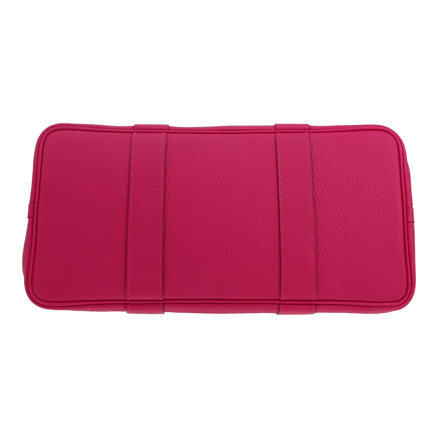 Bolso Cabás Hermès  Garden en cuero togo rosa - Detail D1