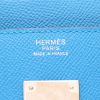 Bolso de mano Hermès  Birkin 30 cm en cuero epsom azul Zanzíbar - Detail D2 thumbnail