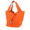 Bolso de mano Hermès  Picotin 22 cm en cuero togo naranja - 00pp thumbnail