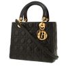 Borsa Dior  Lady Dior in pelle cannage nera - 00pp thumbnail