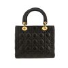 Borsa Dior  Lady Dior in pelle cannage nera - Detail D4 thumbnail