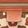 Borsa Gucci  Bamboo Indy Hobo in pelle martellata marrone e bambù - Detail D2 thumbnail