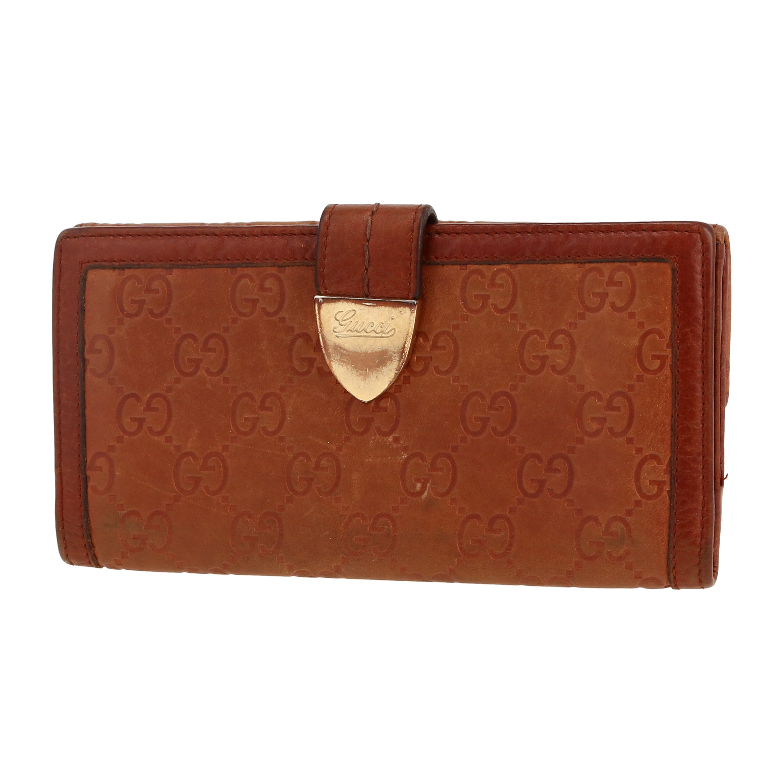 Sac à main Gucci  Bamboo Indy Hobo en cuir grainé marron et bambou - Detail D6