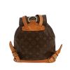 Louis Vuitton  Montsouris Backpack backpack  in brown monogram canvas  and natural leather - Detail D4 thumbnail