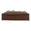 Louis Vuitton  Sac Plat shopping bag  in ebene damier canvas  and brown leather - Detail D1 thumbnail