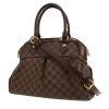 Sac à main Louis Vuitton  Trevi en toile damier ébène et cuir marron - 00pp thumbnail