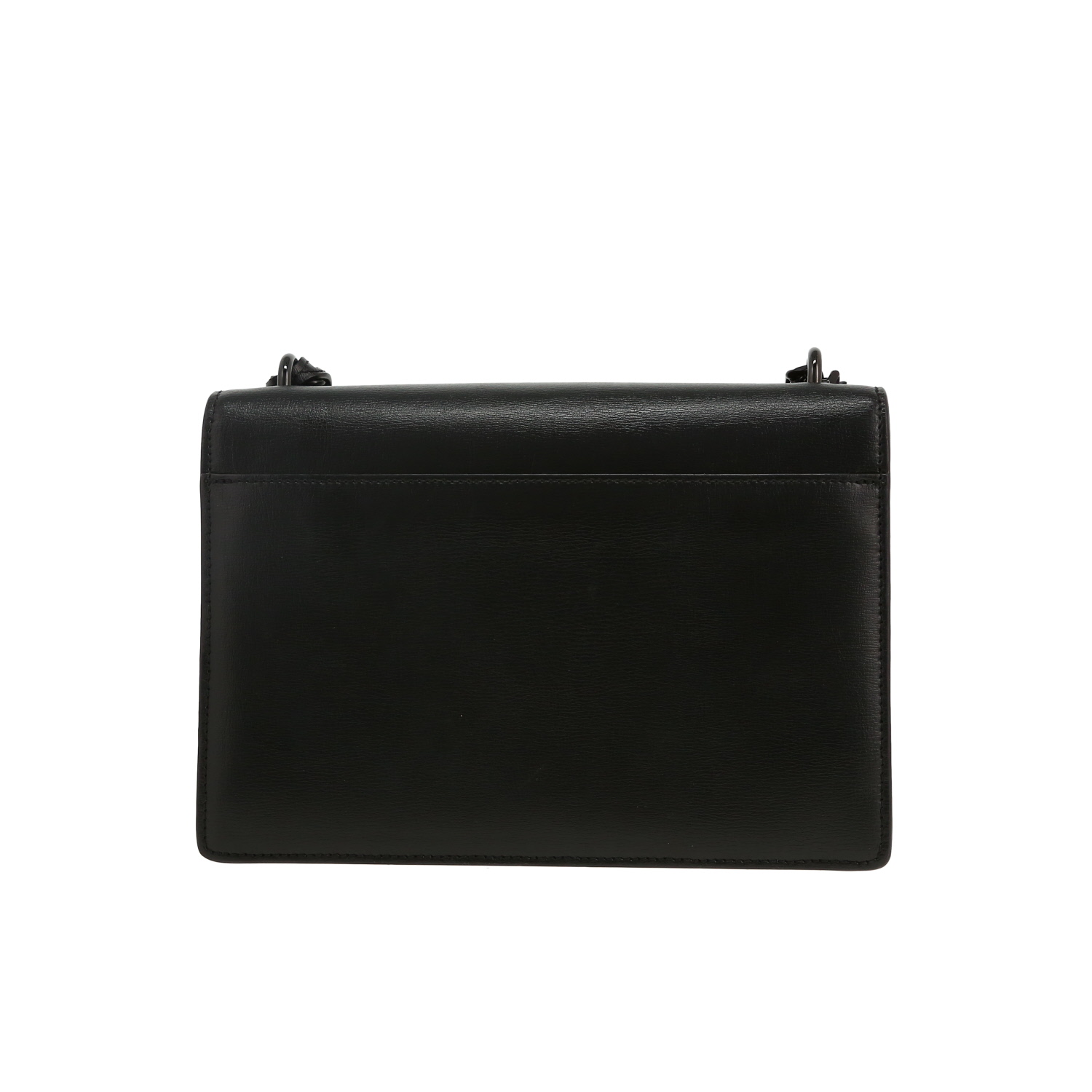 Bolso bandolera Saint Laurent  Sunset en cuero negro - Detail D4