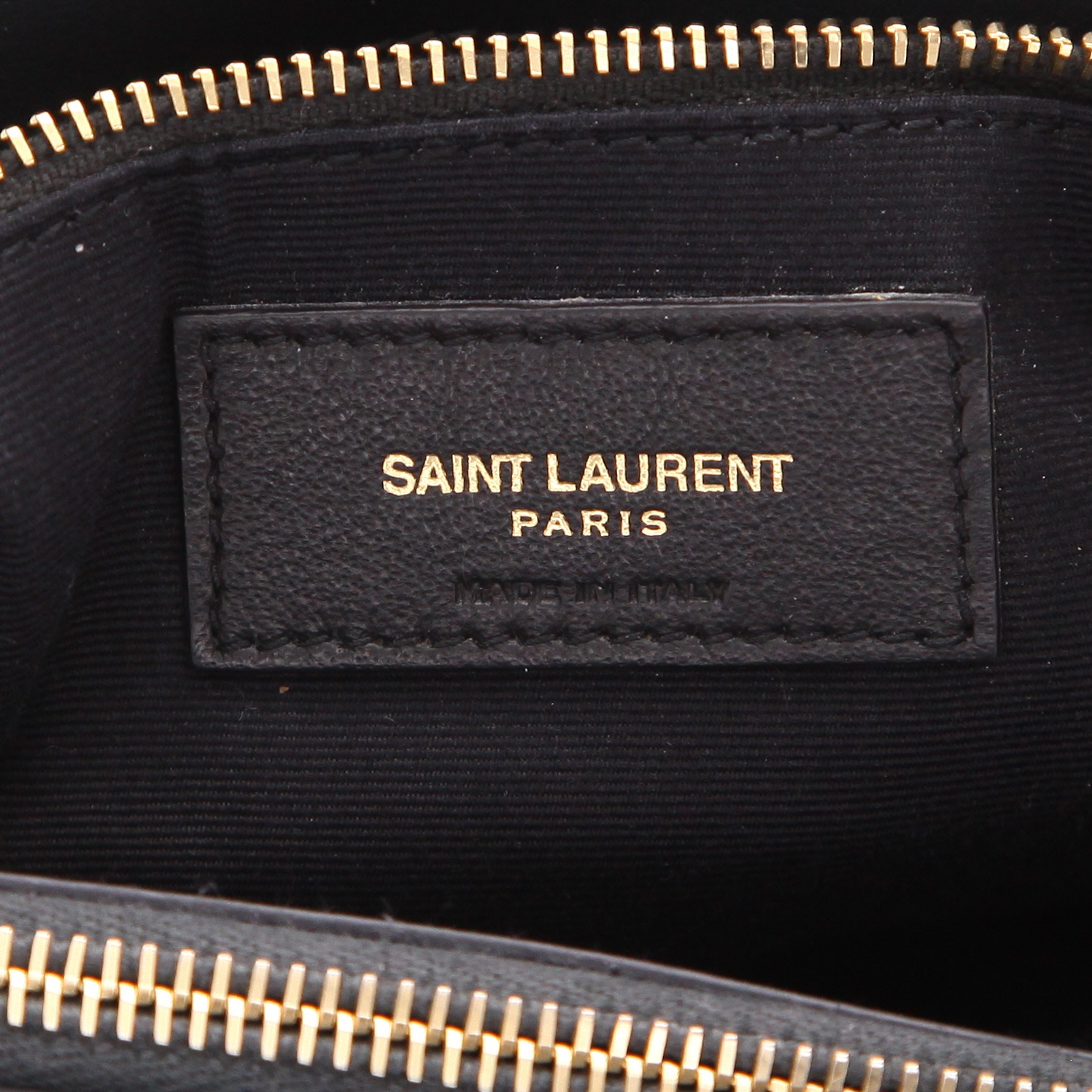 Saint Laurent  Loulou large model  shoulder bag  in grey chevron quilted leather - Detail D2