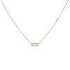 Messika Move Uno necklace in yellow gold and diamonds - 00pp thumbnail