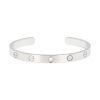 Bracelet ouvert Cartier Love ouvert en or blanc et diamant, taille 17 - 00pp thumbnail