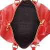 Borsa da viaggio Louis Vuitton  Keepall 50 in pelle martellata rossa - Detail D3 thumbnail