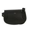 Dior  Pochette Saddle clutch-belt  in black grained leather - Detail D4 thumbnail