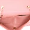 Chanel  Mini Timeless shoulder bag  in pink quilted leather - Detail D3 thumbnail