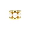 Bague Poiray Fidji grand modèle en or jaune et perle de culture - 360 thumbnail