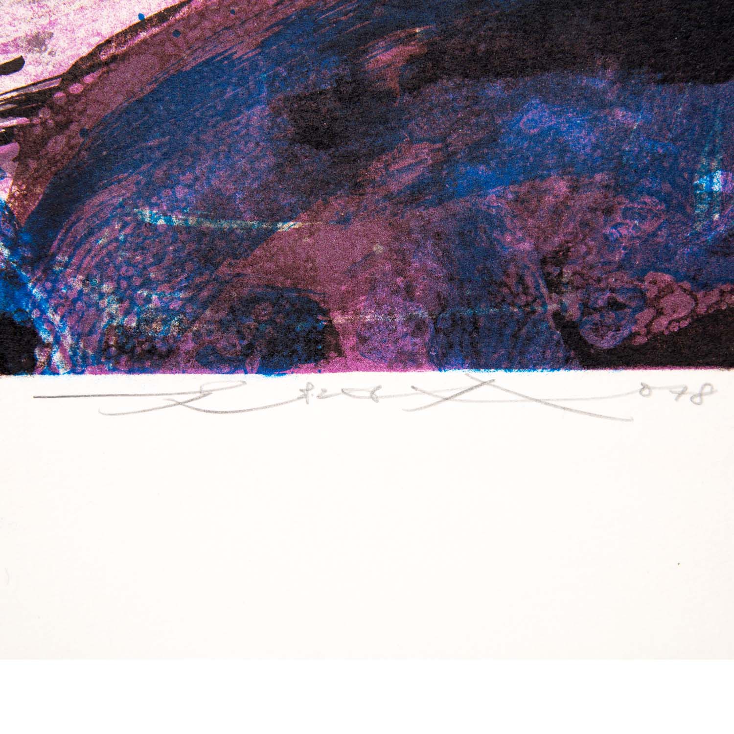 Zao Wou-Ki (1920-2013), Sans titre - 1978 - Detail D2