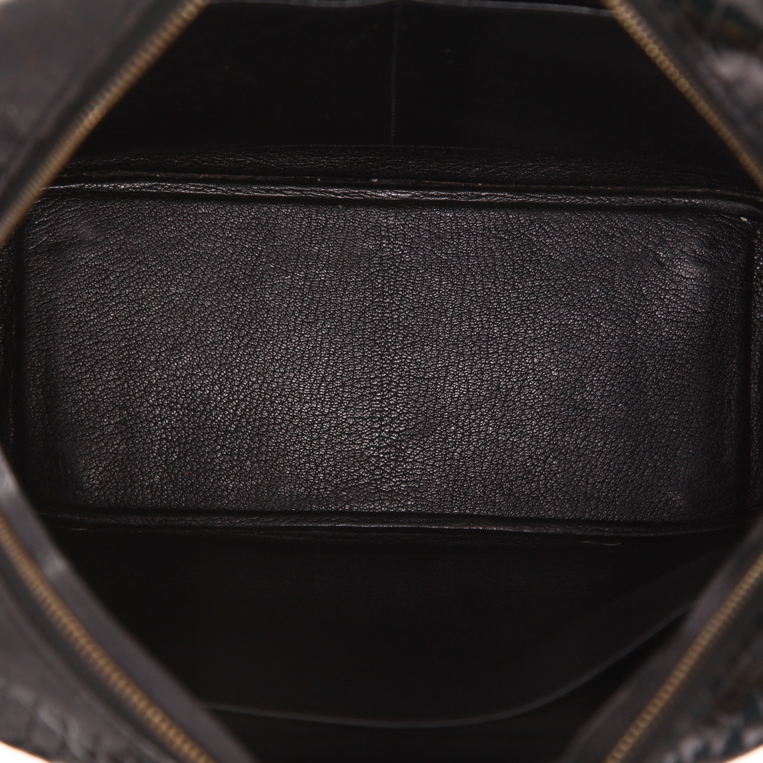 Hermès Plume handbag in black porosus crocodile - Detail D3