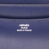 Borsa a tracolla Hermès  Constance in pelle box blu Zaffiro - Detail D2 thumbnail