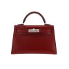 Borsa a tracolla Hermès  Kelly 20 cm in pelle box rosso H - 360 thumbnail