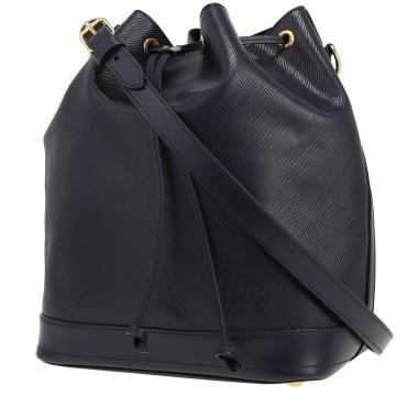 Borsa Louis Vuitton  Noé modello grande  in pelle Epi blu marino