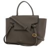 Sac bandoulière Celine  Belt Nano en cuir grainé gris - 00pp thumbnail