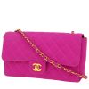 Bolso bandolera Chanel  Timeless Vintage en lona acolchada rosa fucsia - 00pp thumbnail