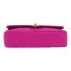 Bolso bandolera Chanel  Timeless Vintage en lona acolchada rosa fucsia - Detail D1 thumbnail