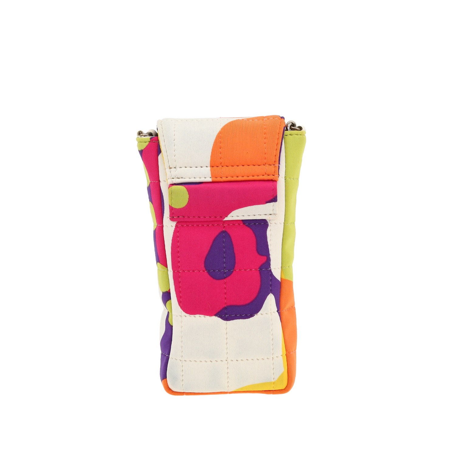 Chanel   pouch  in multicolor canvas - Detail D4