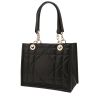 Dior  Essential shopping bag  in black leather cannage - 00pp thumbnail