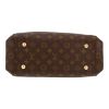 Borsa Louis Vuitton  Montaigne modello medio  in tela monogram marrone e pelle naturale - Detail D1 thumbnail