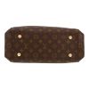 Sac à main Louis Vuitton  Montaigne moyen modèle  en toile monogram marron et cuir naturel - Detail D1 thumbnail