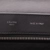 Celine  Trapeze medium model  handbag  in black and khaki foal  and black leather - Detail D2 thumbnail