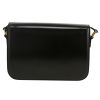 Bolso bandolera Celine  Triomphe en cuero negro - Detail D4 thumbnail