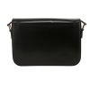 Celine  Triomphe shoulder bag  in black smooth leather - Detail D4 thumbnail