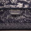 Shopping bag Dior  Book Tote modello medio  in tela blu e beige - Detail D2 thumbnail