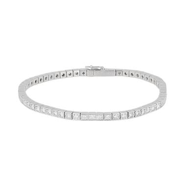 Cartier Lanière bracelet in white gold and diamonds