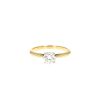 Sortija solitaria Cartier  de oro amarillo y diamante - 360 thumbnail