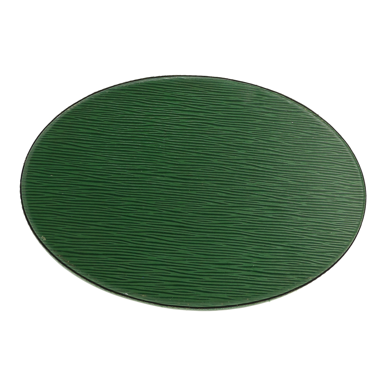 Louis Vuitton  Cluny handbag  in green epi leather - Detail D1