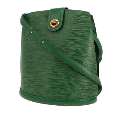 Borsa Louis Vuitton  Cluny in pelle Epi verde