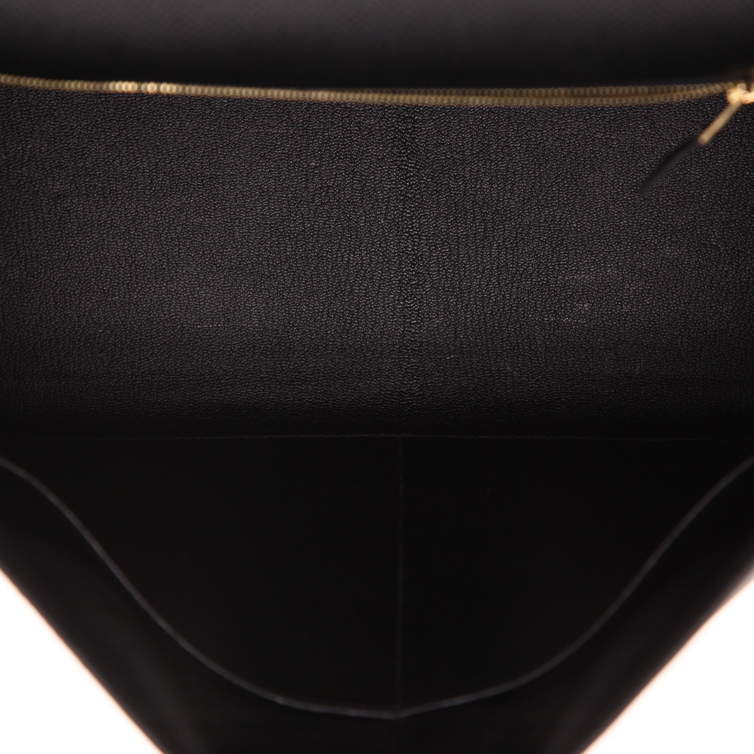 Hermès  Kelly 35 cm handbag  in black epsom leather - Detail D3