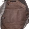 Sac cabas Bottega Veneta  Fourre-tout en cuir intrecciato gris - Detail D3 thumbnail