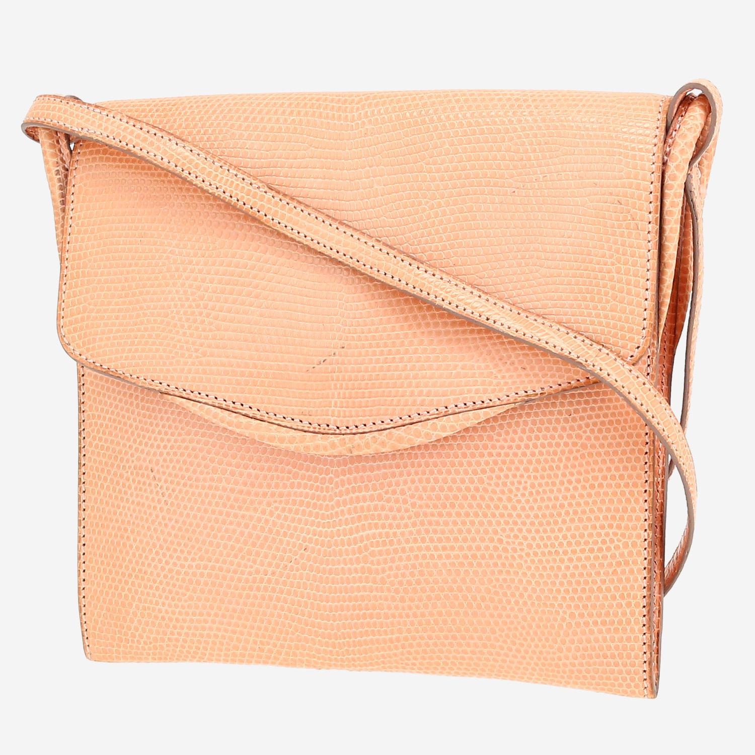 Hermès Vintage handbag in pink lizzard