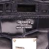 Bolsa de viaje Hermès  Haut à Courroies en cocodrilo porosus azul - Detail D2 thumbnail