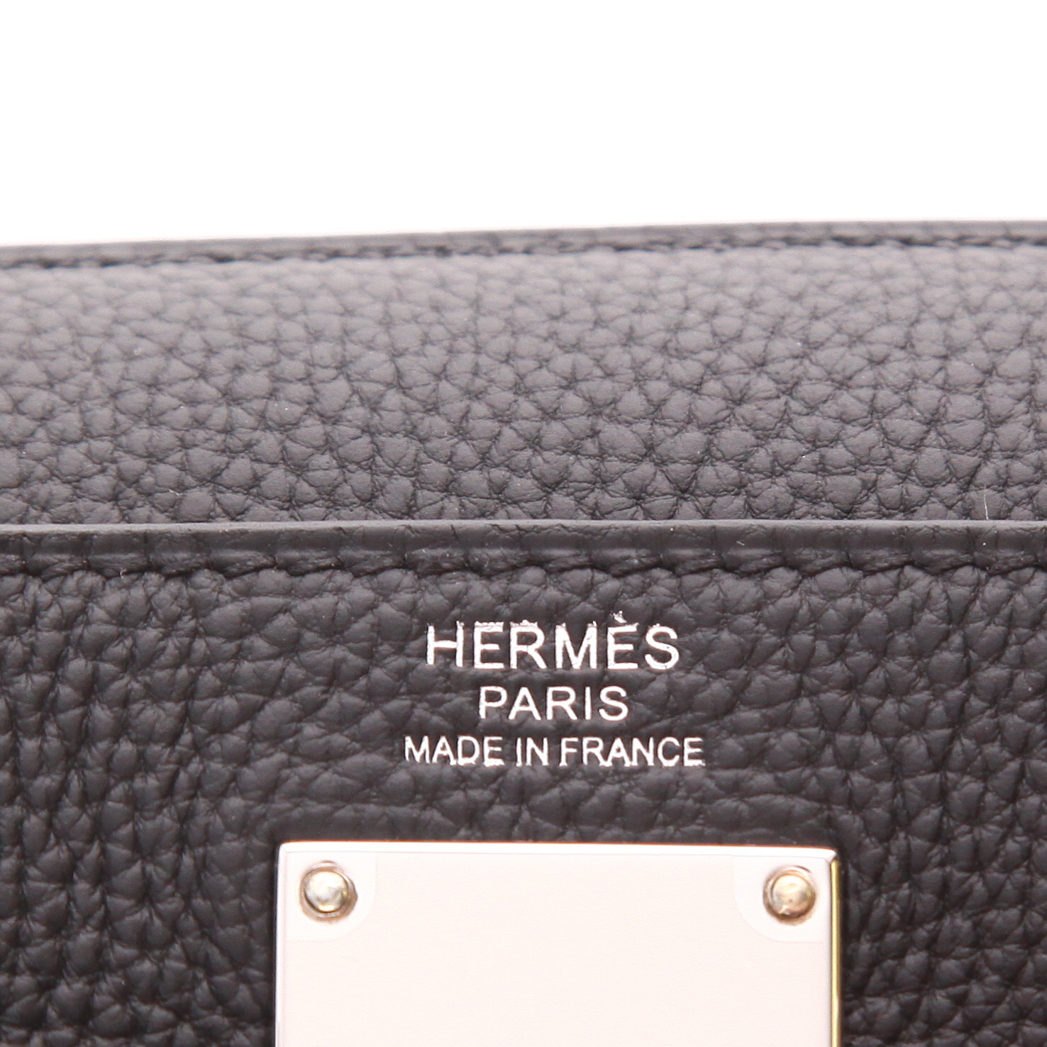 Sac à dos Hermès  HAC à Dos en cuir togo noir - Detail D2