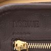 Loewe  Amazona handbag  in beige Veau velours  and brown leather - Detail D2 thumbnail