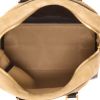 Borsa Loewe  Amazona in Veau velours beige e pelle marrone - Detail D3 thumbnail