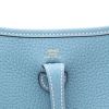 Hermès  Mini Evelyne shoulder bag  in blue jean leather taurillon clémence - Detail D2 thumbnail