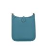 Hermès  Mini Evelyne shoulder bag  in blue jean leather taurillon clémence - Detail D4 thumbnail