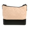 Bolso bandolera Chanel  Gabrielle  grande  en cuero beige y negro - Detail D4 thumbnail